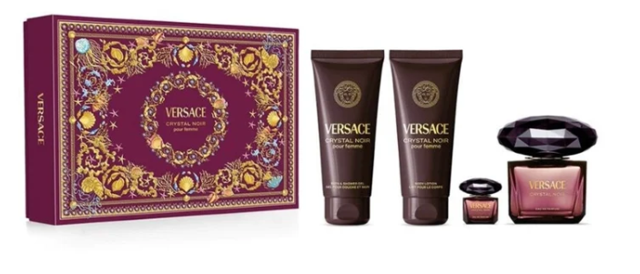 Versace Crystal Noir 4pcs set